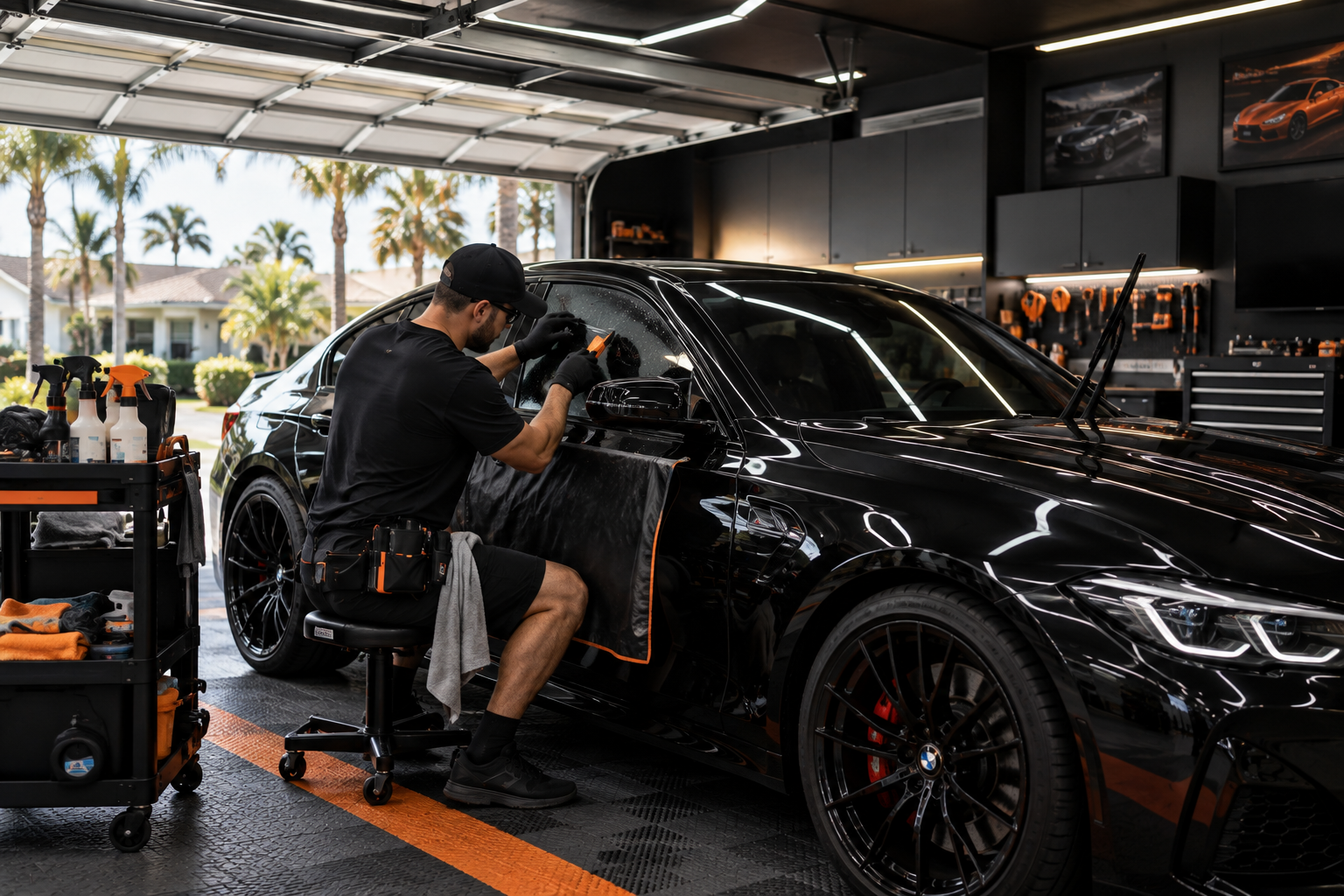 Garage Tinting professional mobile window tint installation