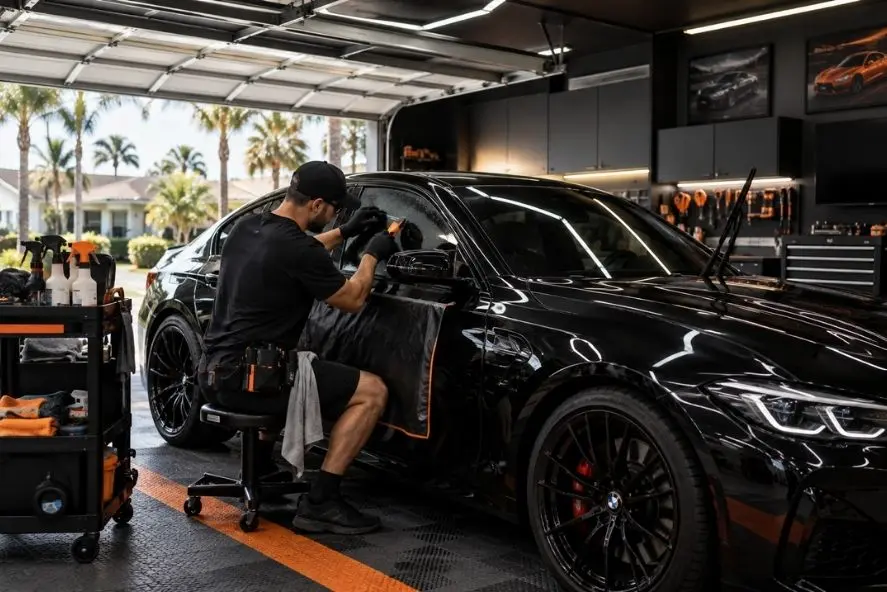 Mobile automotive window tinting service in St. Augustine, Florida